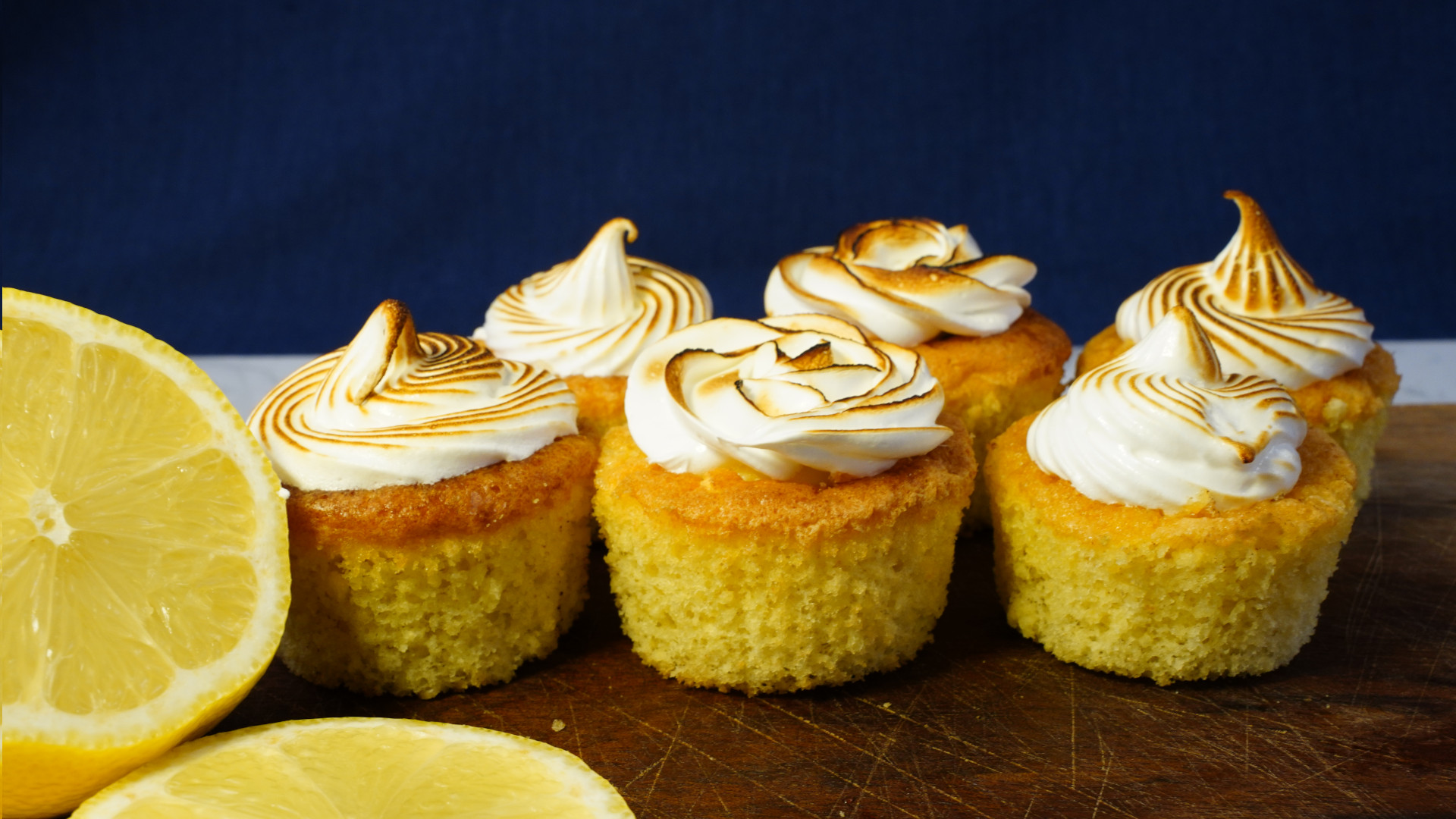 Citroen-meringue cupcakes (12 stuks)